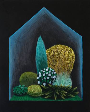 Original Contemporary Botanic Paintings by Olga Szczechowska