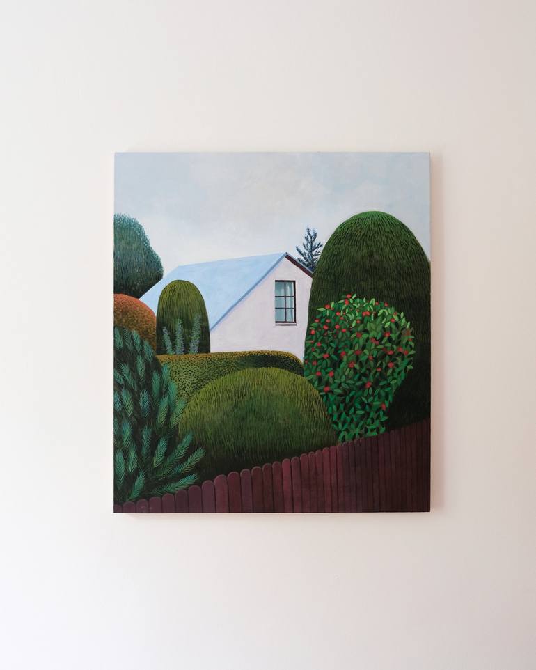 Original Contemporary Garden Painting by Olga Szczechowska