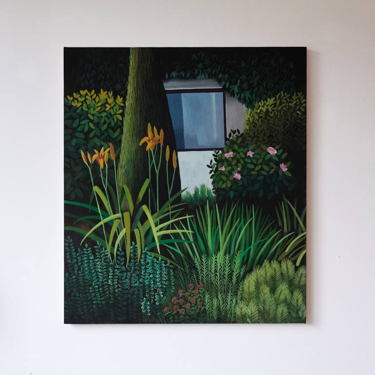 Original Contemporary Garden Painting by Olga Szczechowska