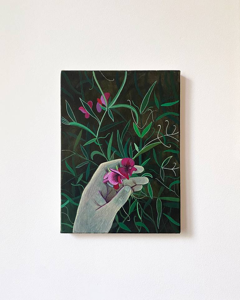 Original Realism Floral Painting by Olga Szczechowska