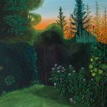 Gate to the neighbor by Olga Szczechowska