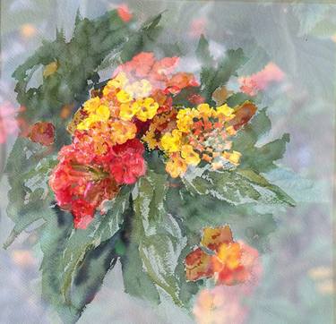Original Digital Art Floral Digital by Francesca Pinoni
