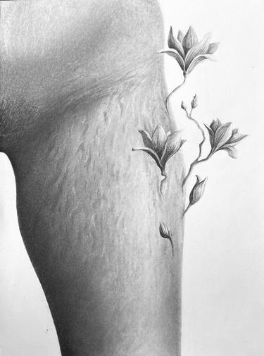 Print of Body Drawings by Elle Tracey