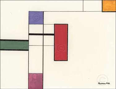 Original Geometric Paintings by Bryant Rousseau