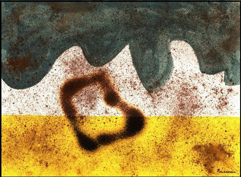 Original Folk Abstract Paintings by Bryant Rousseau
