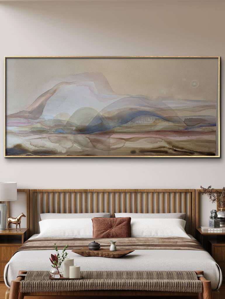Original Abstract Landscape Painting by Vanessa Onuk