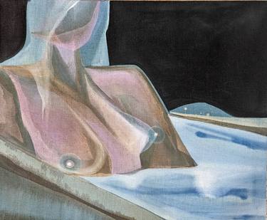 Original Abstract Nude Paintings by Vanessa Onuk