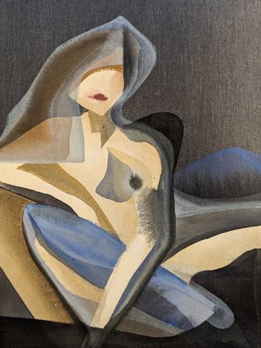 Original Abstract Nude Paintings by Vanessa Onuk