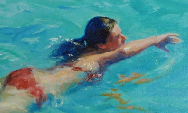 Original Water Painting by Francisco Javier Soto