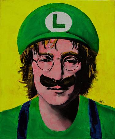 Original Figurative Pop Culture/Celebrity Paintings by ANDY WARIO