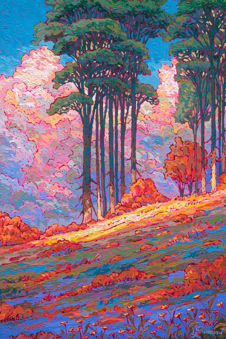 Print of Contemporary Landscape Painting by Viktoria Schalnew