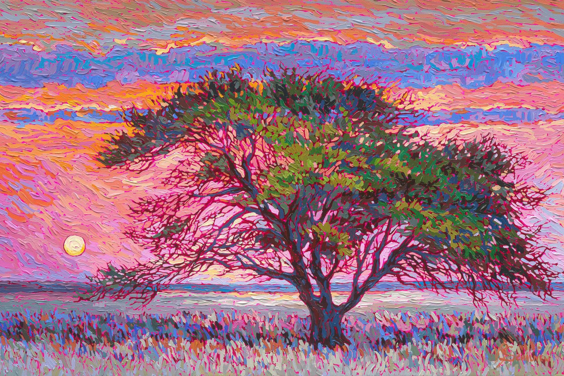 From Sunset to Sunrise Painting by Viktoria Schalnew | Saatchi Art