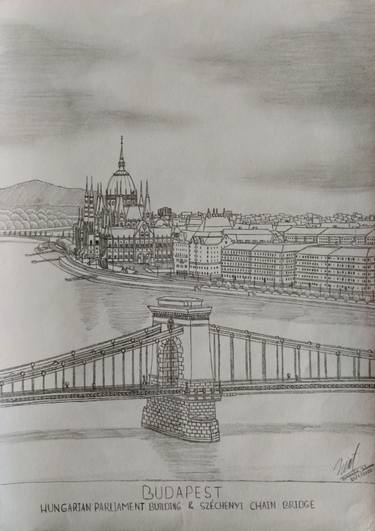 Original Cities Drawings by Bimantara Hazza Harahap