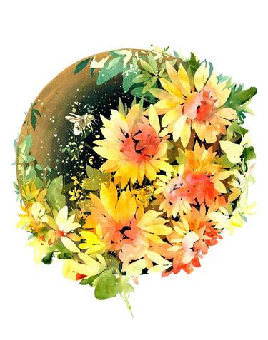 Original Floral Paintings by Ingrid Sanchez