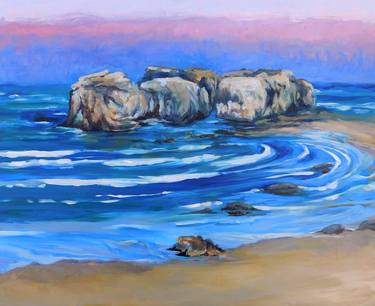 Original Seascape Paintings by Lane aDay Art