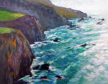 Original Contemporary Seascape Paintings by Lane aDay Art
