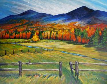 Original Contemporary Landscape Painting by Lane aDay Art