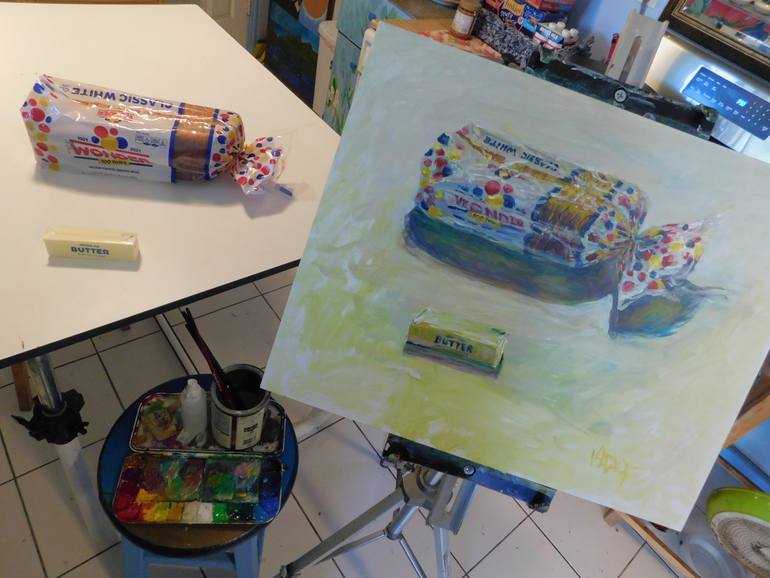 Original Conceptual Still Life Painting by Lane Aday Art