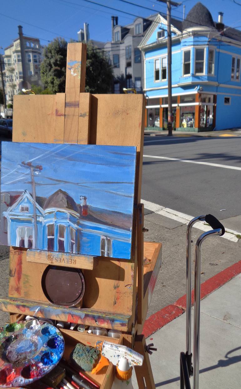 Original Realism Architecture Painting by Lane Aday Art