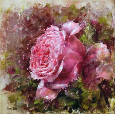 Original Impressionism Floral Paintings by Nonna Bitter