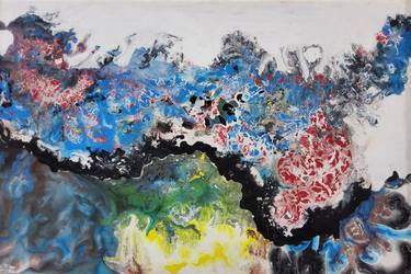 Original Abstract Expressionism Abstract Paintings by Hany Alzeid