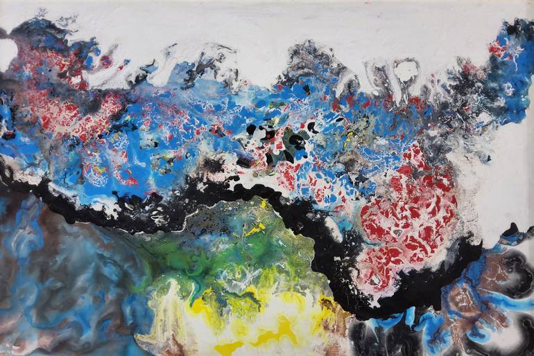 Print of Abstract Painting by Hany Alzeid
