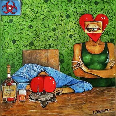 Original Love Paintings by Wisdom Edem