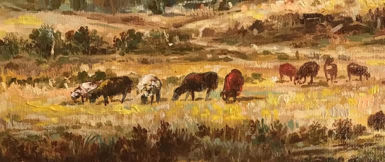 Original Landscape Painting by Vagharshak Abrahamyan