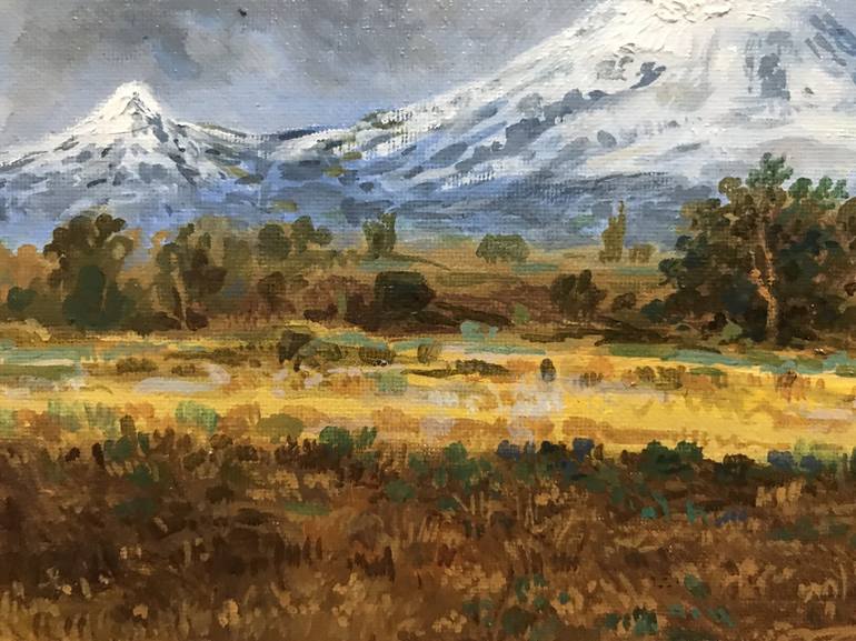 Original Fine Art Landscape Painting by Vagharshak Abrahamyan