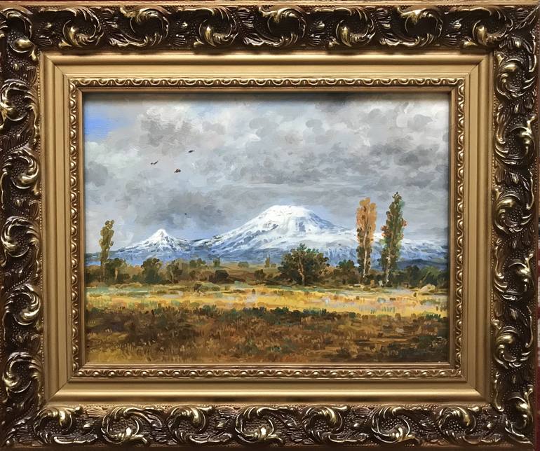 Original Fine Art Landscape Painting by Vagharshak Abrahamyan