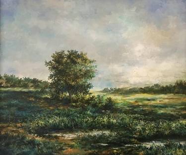 Print of Fine Art Landscape Paintings by Vagharshak Abrahamyan