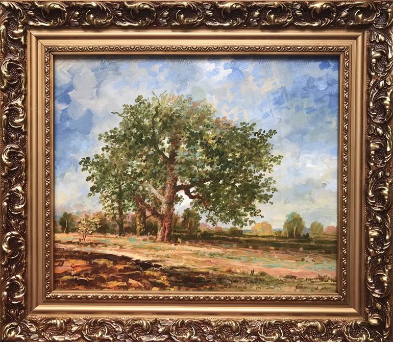 Original Conceptual Landscape Painting by Vagharshak Abrahamyan