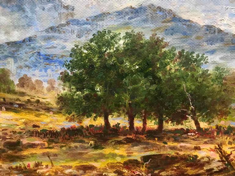Original Conceptual Landscape Painting by Vagharshak Abrahamyan
