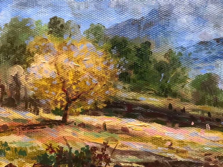 Original Conceptual Landscape Painting by Vagharshak Abrahamyan