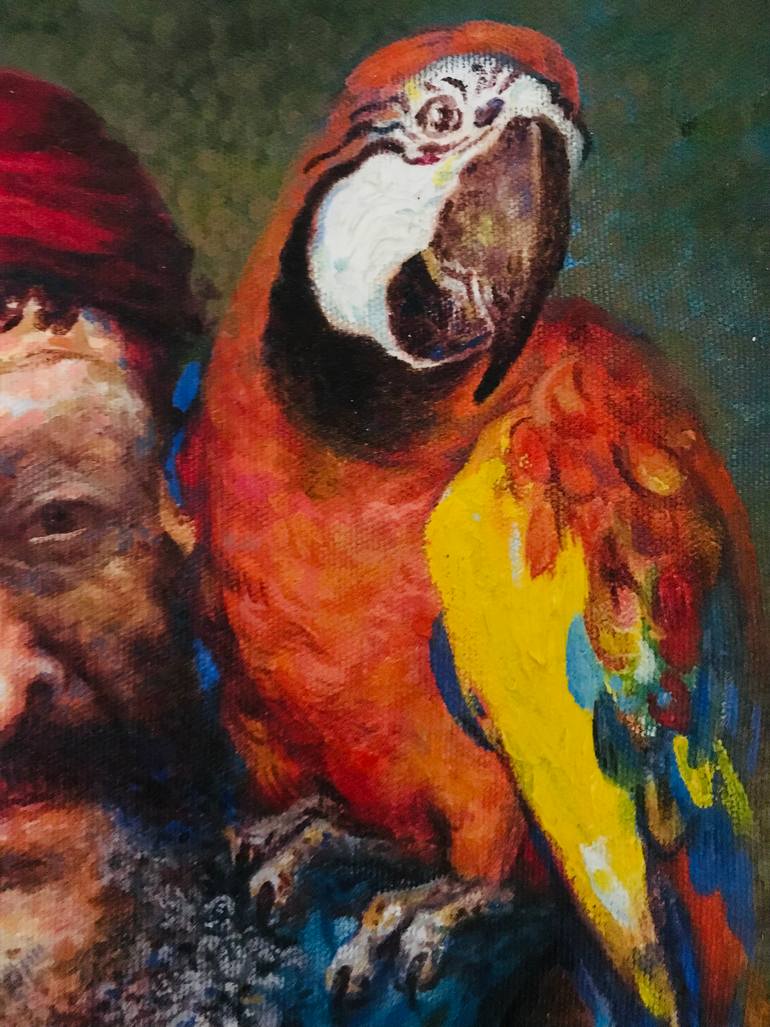 Original Classicism People Painting by Vagharshak Abrahamyan