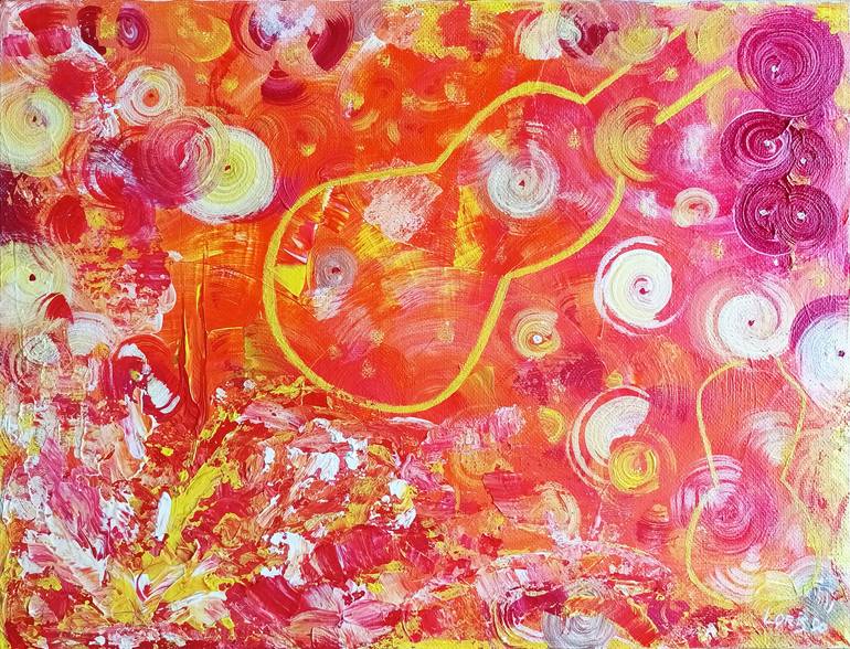 Print of Abstract Paintings by Larisa Leontjeva