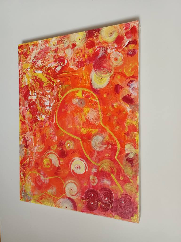 Original Abstract Painting by Larisa Leontjeva