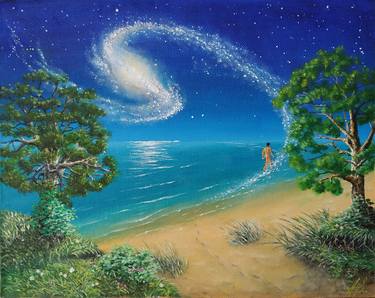 Original Surrealism Seascape Paintings by Larisa Leontjeva