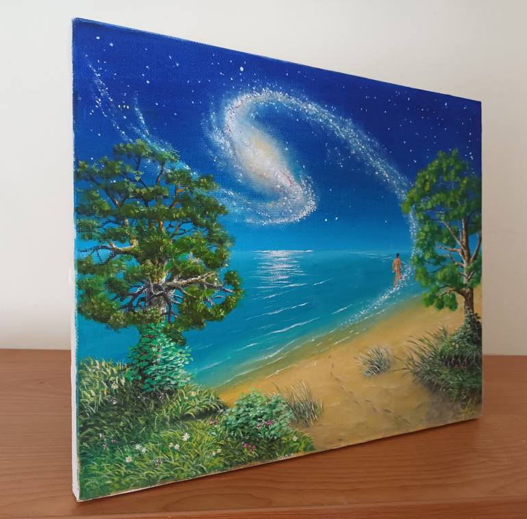 Original Seascape Painting by Larisa Leontjeva