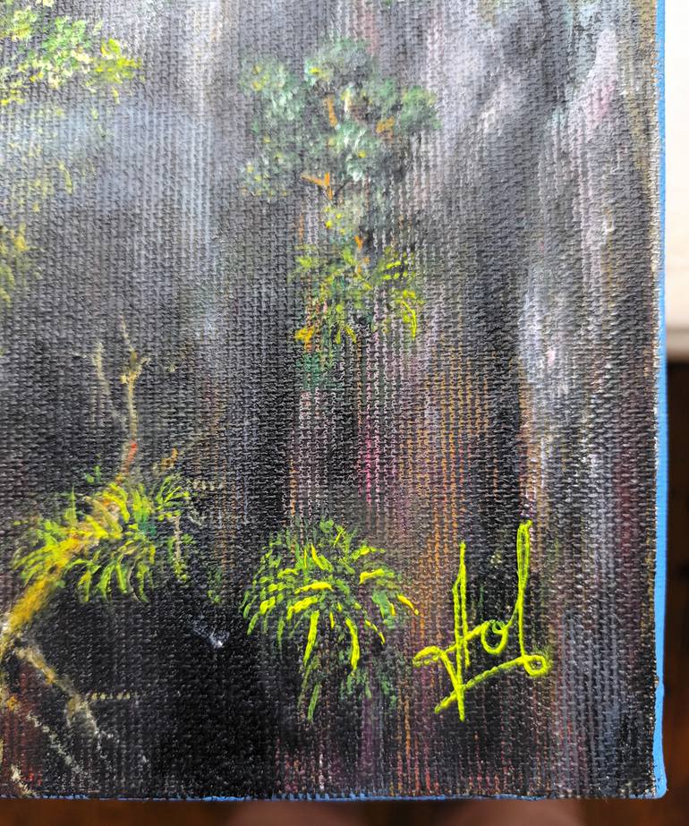 Original Surrealism Fantasy Painting by Larisa Leontjeva