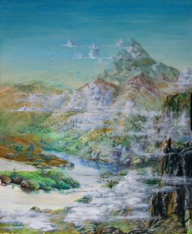 Original Landscape Painting by Larisa Leontjeva