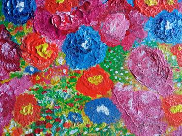 Original Expressionism Abstract Painting by Larisa Leontjeva