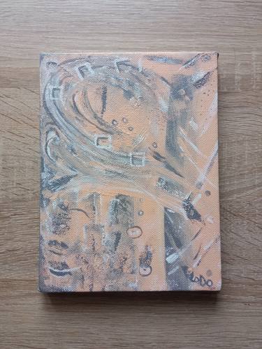Original Figurative Abstract Painting by Larisa Leontjeva