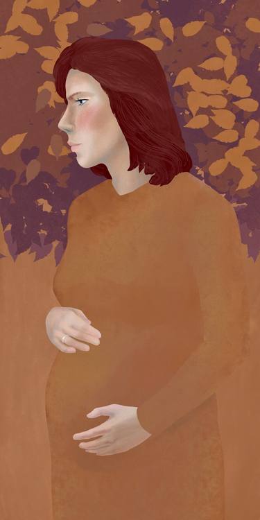 Original Illustration Women Digital by Olga Vasiunina