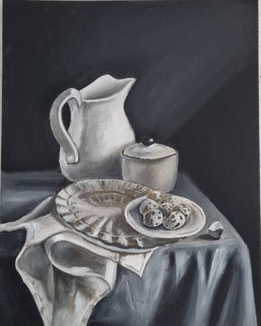 Original Realism Still Life Painting by Olga Fisenko