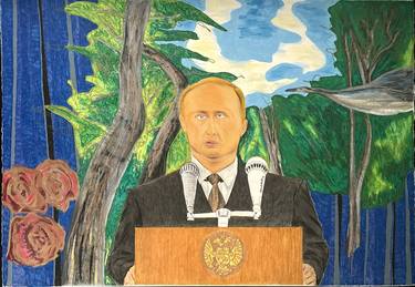 Original Contemporary Politics Paintings by Helena Kotnik