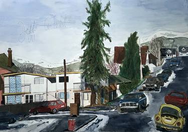 Original Contemporary Landscape Painting by Helena Kotnik
