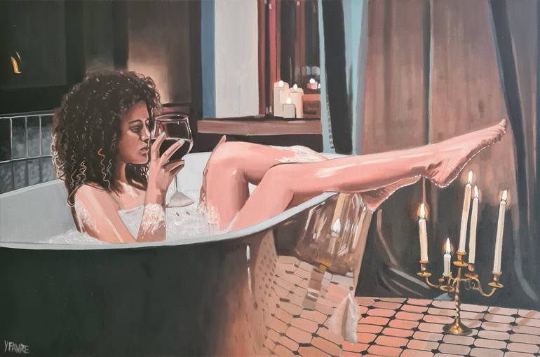Print of Contemporary Portrait Paintings by Yvan Favre