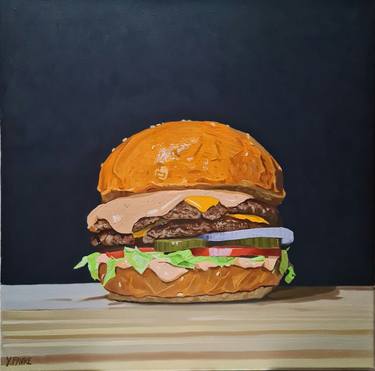 Original Contemporary Food & Drink Painting by Yvan Favre