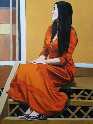 Print of Figurative Portrait Paintings by Yvan Favre